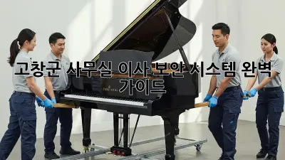 고창군 사무실 이사? 보안 시스템 완벽 가이드!